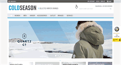 Desktop Screenshot of coldseason.com