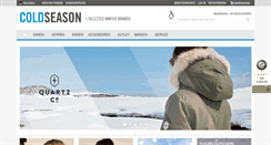 Desktop Screenshot of coldseason.de